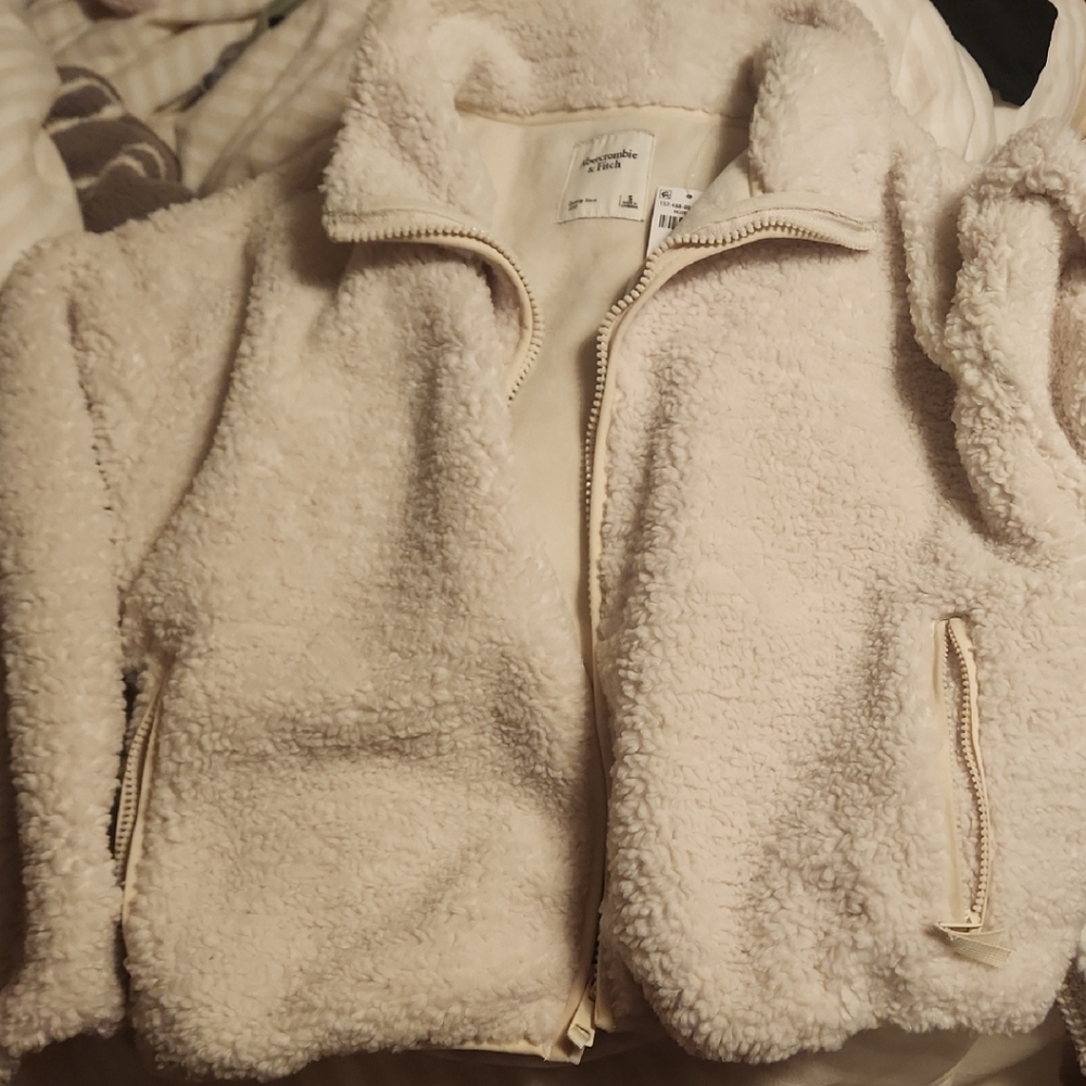 Abercrombie & Fitch Cream Jacket